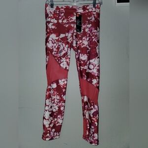 Under Armour Red and Pink Leggings